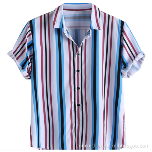 Mens striped casual shirt
